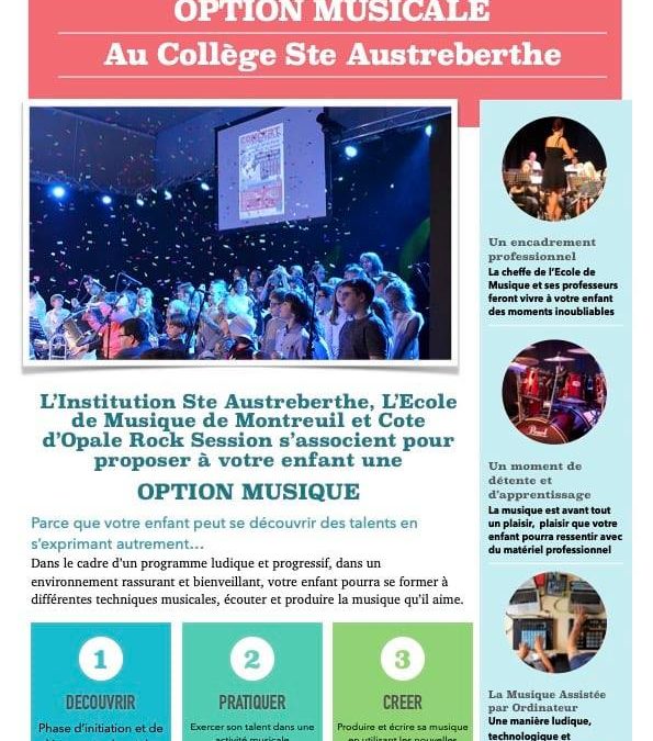 Option Musique au Collège